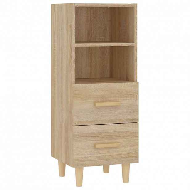 vidaXL Příborník dub sonoma 34,5 x 34 x 90 cm kompozitní dřevo