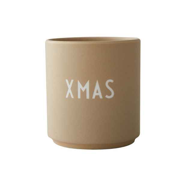 Béžový hrnek z imitace porcelánu Design Letters Favourite, 0,25 l