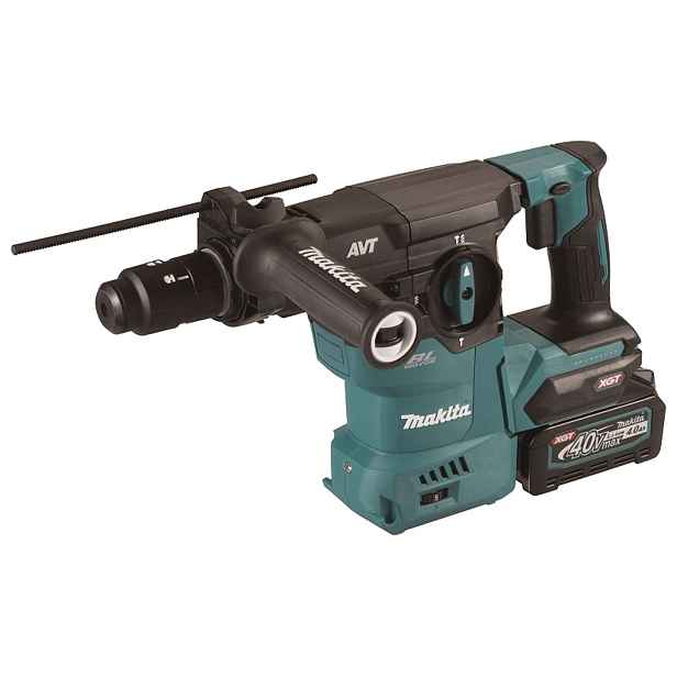 Makita - 40V AKU kombinované kladivo, 2x aku 4,0 Ah Li-Ion, nabíječka HR009GU202