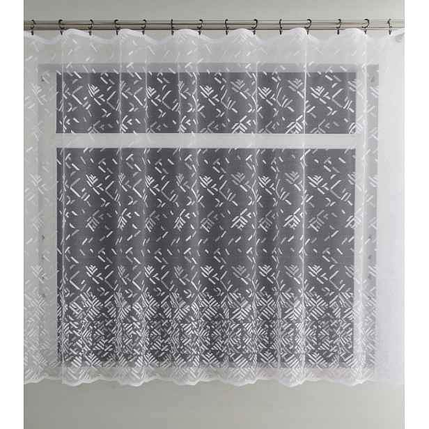 Mg Záclona 4/200 Bílá 350X130 cm Hotová S Páskou M