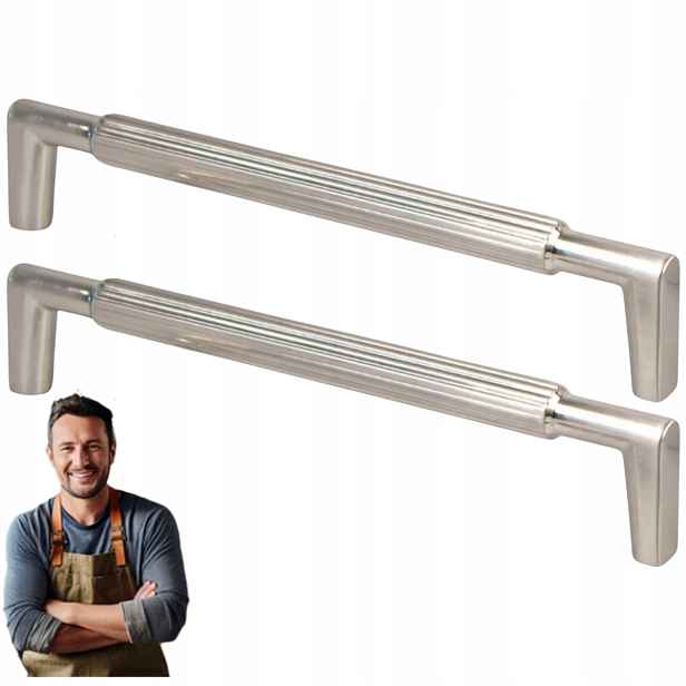Nábytková Úchytka Randi 160 mm Ocelové ramínko, Inox, Ocel Kartáčovaná, 2ks