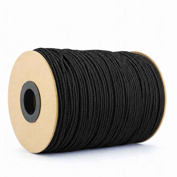 Polypropylenové lano Pp 4 mm × 400 m – černé Na roli