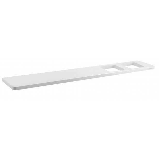 Sapho Abeline - Polička, délka 60 cm, 2 otvory, matná bílá AB602-0101
