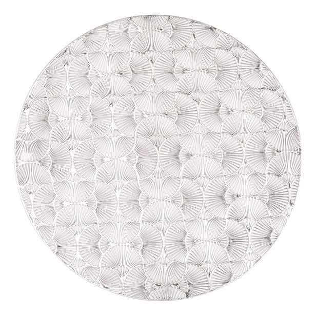Prostírání ve stříbrné barvě Tiseco Home Studio, ⌀ 38 cm
