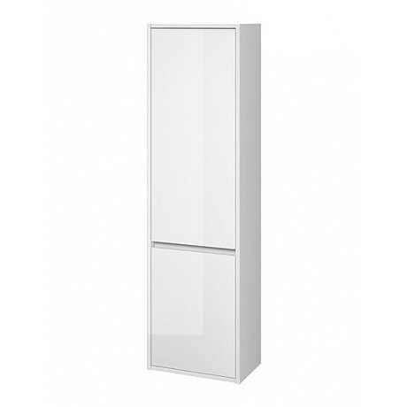 Koupelnová skříňka vysoká Cersanit Crea 40x140x25 cm bílá lesk S924-022