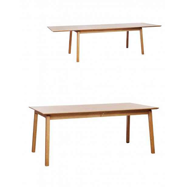 Rozkládací jídelní stůl Bari (47650200), přírodní dub, 95x190-290 cm
