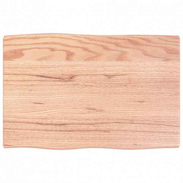 vidaXL Stolní deska světle hnědá 60x40x2 cm ošetřený dub živá hrana