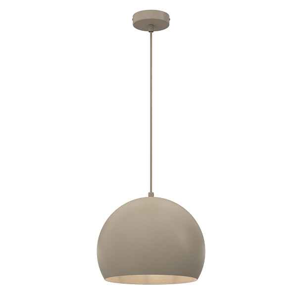 Závěsná lampa Luminex Sool béžová kopule 27 cm E27 1x15W IP20