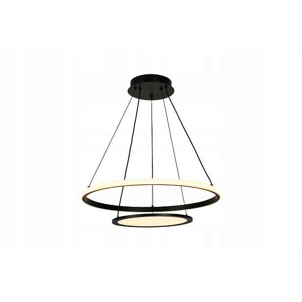 Rabalux Jasero Závěsná Led lampa 42W černá kulatá s proměnnou barvou