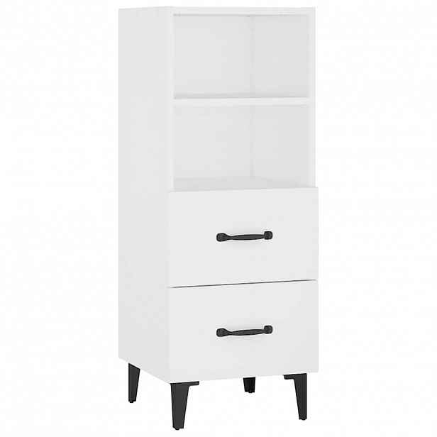 vidaXL Příborník bílý 34,5 x 34 x 90 cm kompozitní dřevo