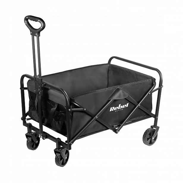 Přepravní skládací zahradní turistický plážový vozík Rebel 80L 100 kg