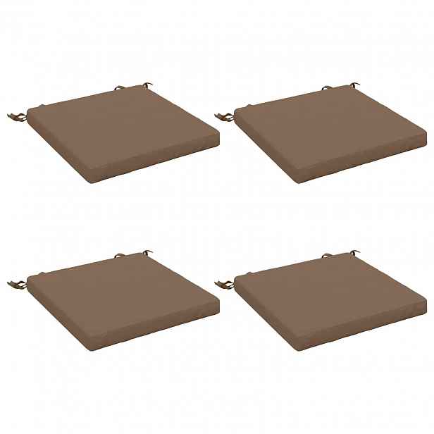 vidaXL Polstry ve 4 kusech SOEST 4 ks 100% polyester Taupe