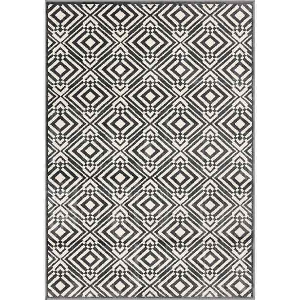 Tmavě šedý koberec 133x190 cm Soft – FD