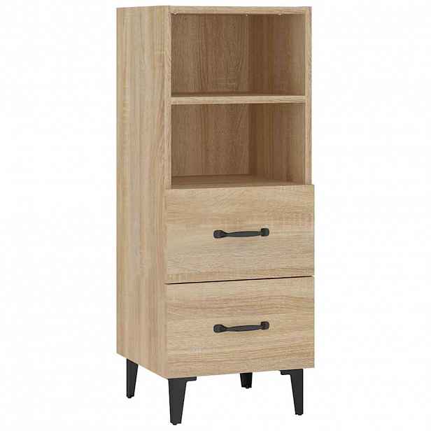 vidaXL Příborník dub sonoma 34,5 x 34 x 90 cm kompozitní dřevo