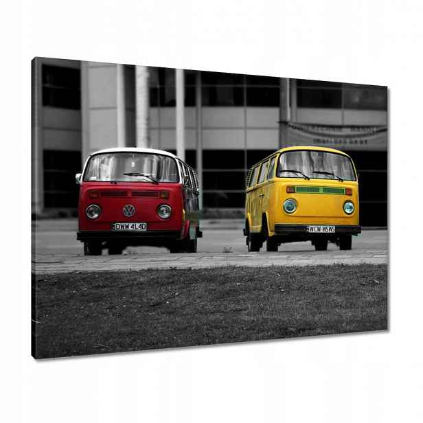 Obrazy 80x60 Červený a žlutý Vw