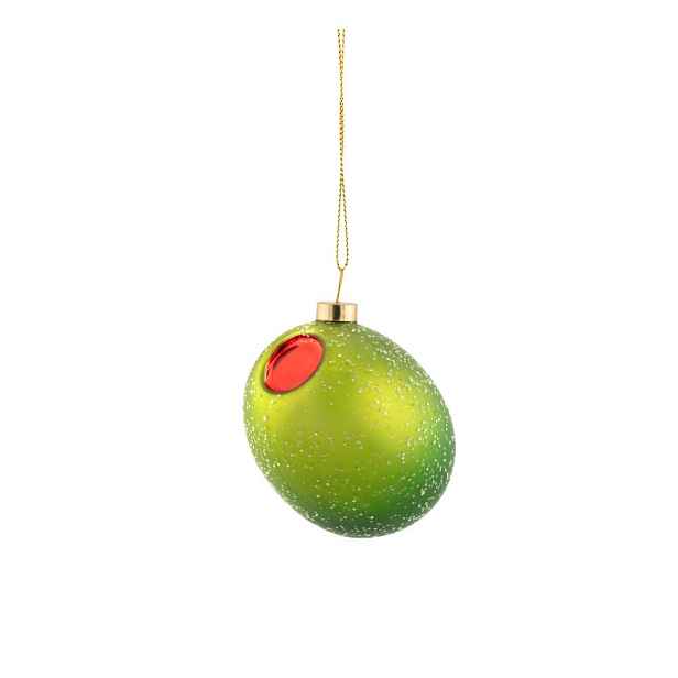 Skleněná vánoční ozdoba 7 cm Olive – Sass & Belle