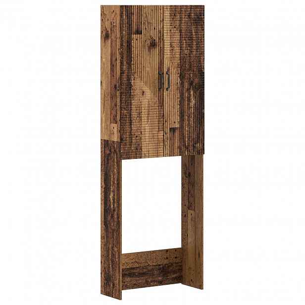 vidaXL Toaletní skříňka HAARLEM Staré dřevo 66 x 25,5 x 190 cm