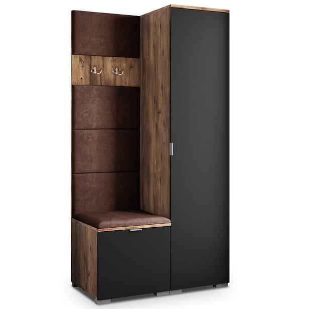 MASSENO MODERNÍ PŘEDSÍŇOVÁ SESTAVA LORI, 95/181/51 cm, dub Lefkas