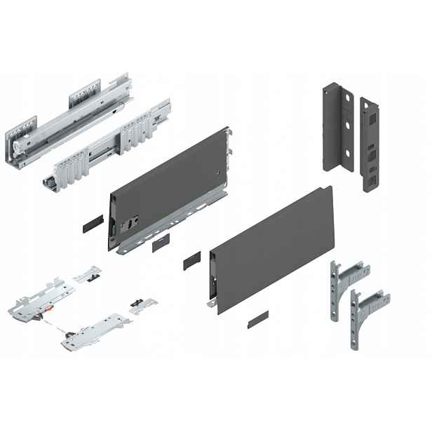 Blum Merivobox 350 střední Šuplík K Tip-On Antr 40kg