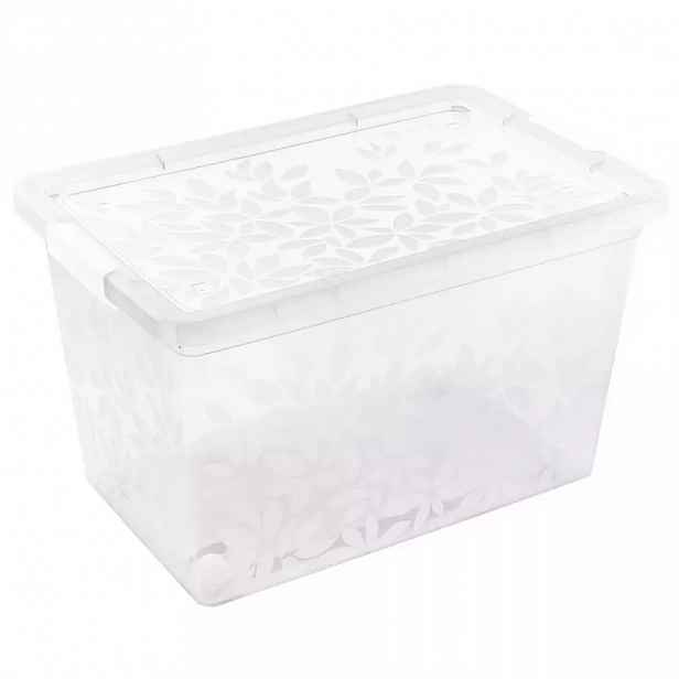 Box Jasmín s víkem 55l na kolečkách mix