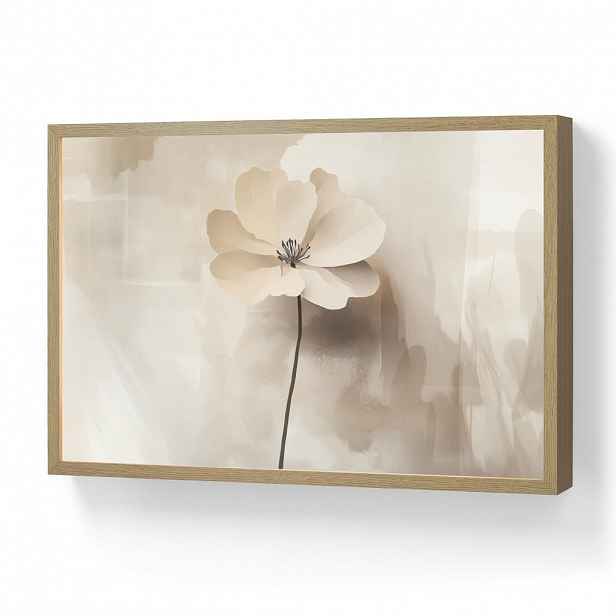 OnlyWow NÁSTĚNNÁ LAMPA S AKUMULÁTOREM Květina - béžová - barva - stín 60x40 cm