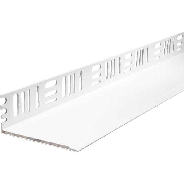 Profil soklový montážní Retek PVC 100 mm 2 m
