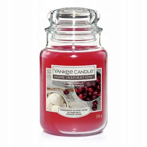 Velká svíčka Cherry Vanilla Home Inspiration Yankee Candle