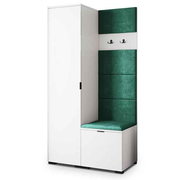 MASSENO MODERNÍ PŘEDSÍŇOVÁ SESTAVA LORI, 95/181/51 cm, bílá