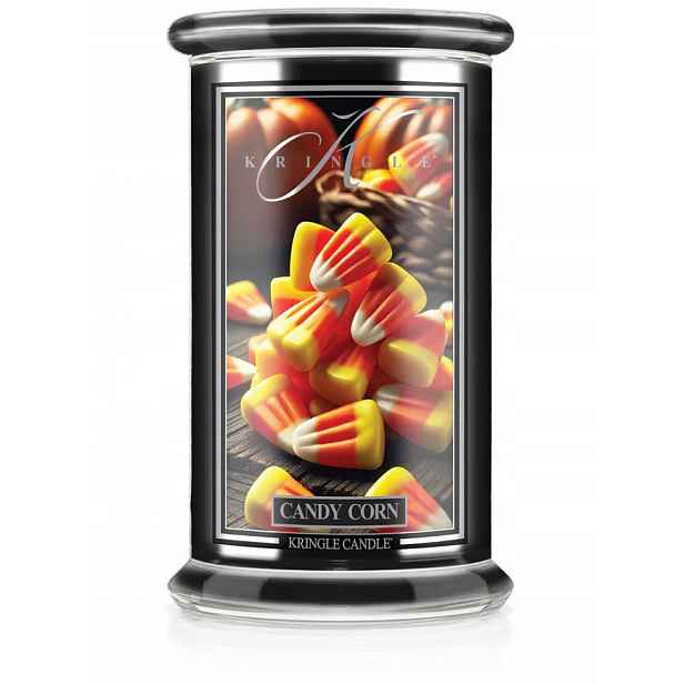Candy Corn – Kringle Candle – velká svíčka se dvěma knoty (624 g)