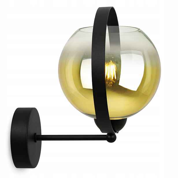 Nástěnná Lampa Stropní Svítidlo S Nástěnným Svítidlem Zlaté Led Stínidlo 15 CM