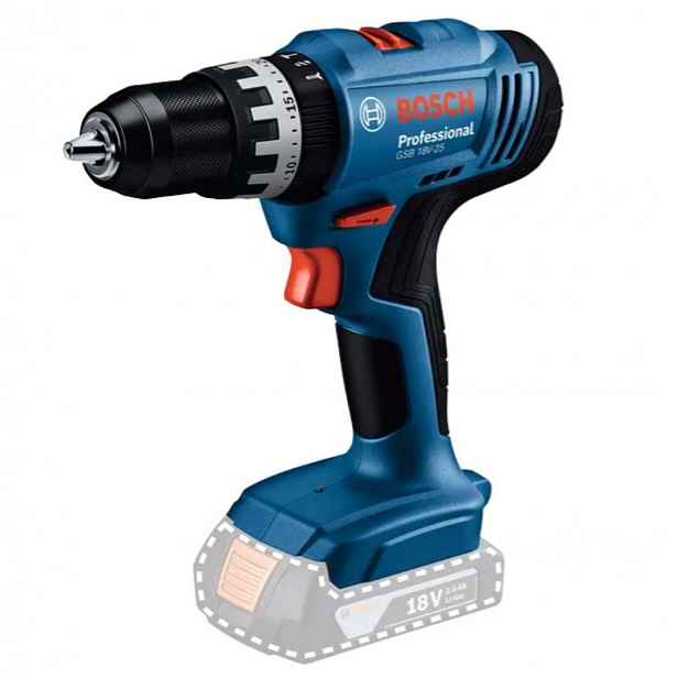 Bosch - 18V AKU vrtačka s příklepem GSB 18V-25, bez baterie a nabíječky 06019K9300