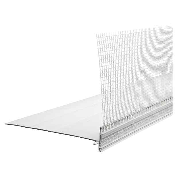 Profil přechodový s okapničkou a tkaninou Retek PVC 120 mm 2 m