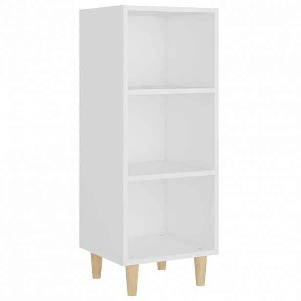 vidaXL Příborník bílý 34,5 x 32,5 x 90 cm kompozitní dřevo