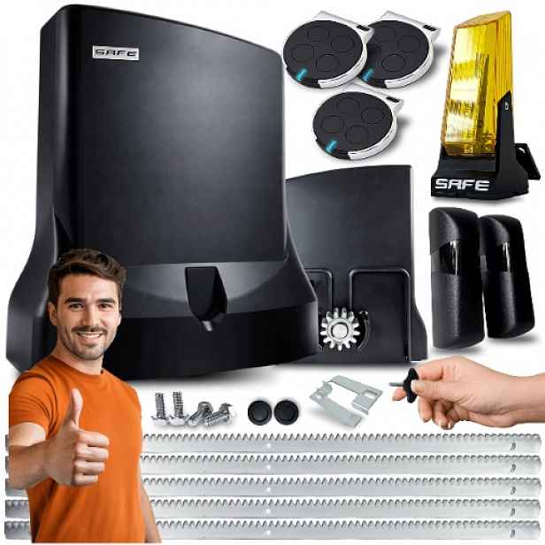 Pohon Pro Posuvné Brány Sada automatických ovladače pohonu lampa 800 kg Safe