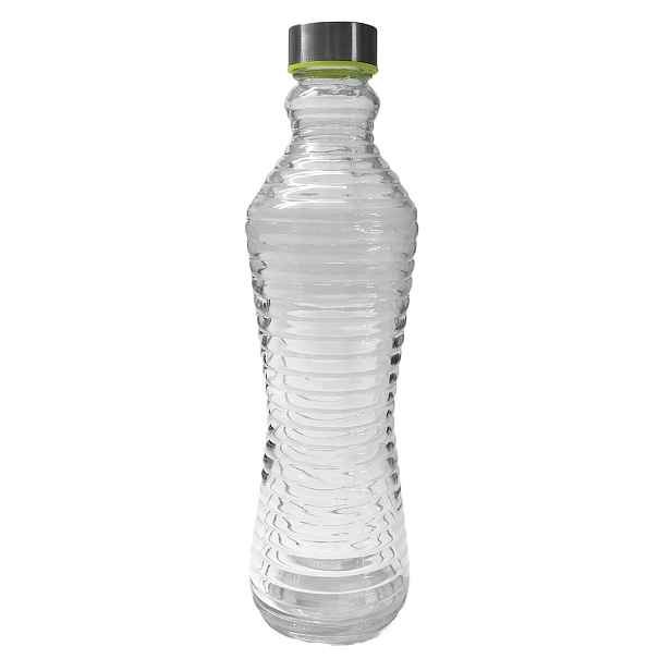 PROHOME - Láhev skleněná 1000ml vroubkovaná