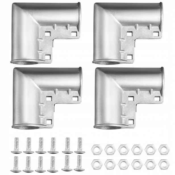 Rohy brány, koleno pro trubky o průměru 1-3/8" x 1-3/8" 4ks