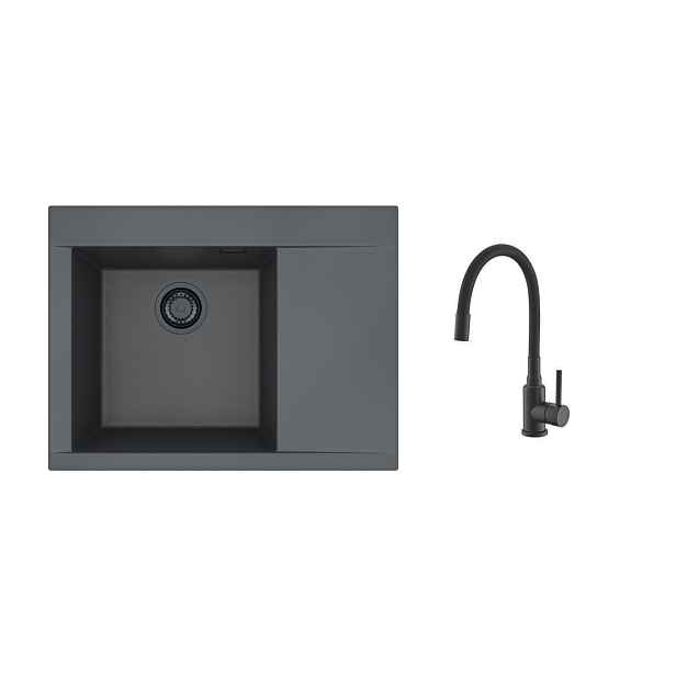 SET ALVEUS PURE-G 60 A90 LEVÝ BLACK EDITION + BATERIE MINTAS/91 - MATT
