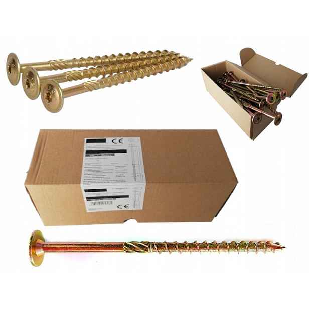 Tesařské Vruty 8x340 Torx Talířová Hlava 50 Ks.