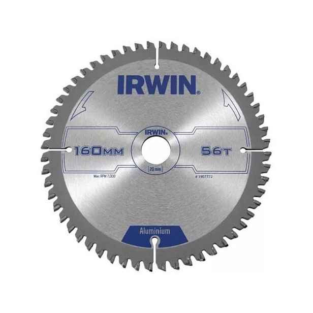 Irwin Kotoučová pila 160x20 mm 56Z pro řezání hliníku Pvc barevných kovů