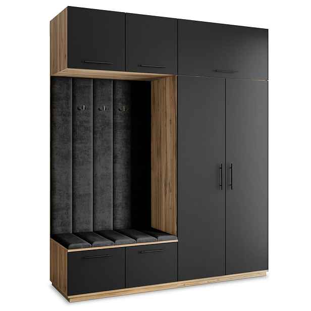 MASSENO MODERNÍ PŘEDSÍŇOVÁ SKŘÍŇ REMA, 200/240/60 cm, dub Wotan
