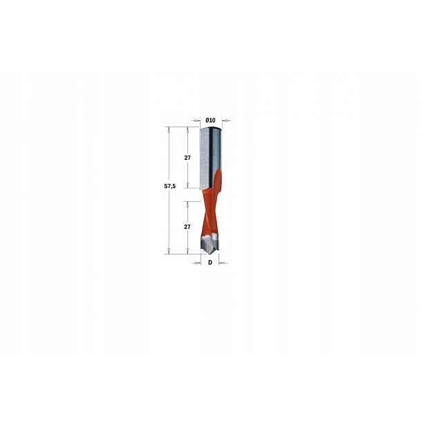 Cmt 310.090.42 Vrták Np Hw D=9 I=27 L=57,5 S=10x25 Lh Xtreme-hw