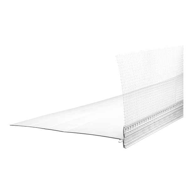 Profil přechodový s okapničkou a tkaninou Retek PVC 180 mm 2 m