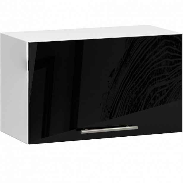 RAUMHIRSCH FURNITURE ZÁVĚSNÁ SKŘÍŇ Bílá, Černá lesklá 29/60/30