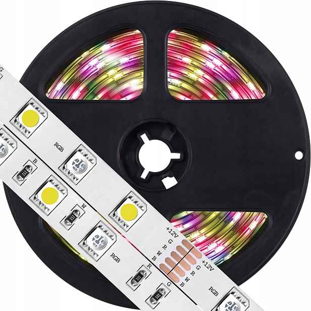 Rgb Led Páska 7,2W Voděodolná Smd IP65 Barevná