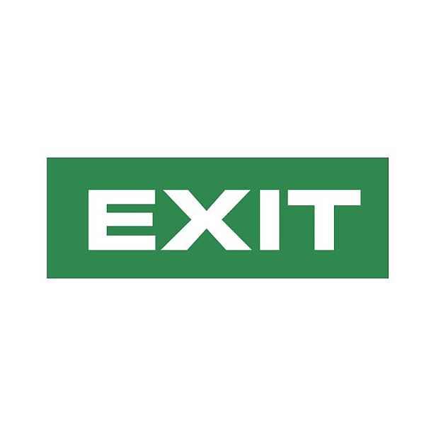 Štítek samolepicí Panlux EXIT