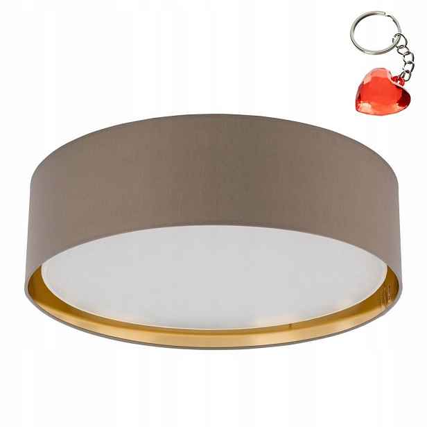 Stropní Svítidlo Stropní Nástěnný Bilbao Béžový Zlatý 4 zdroje E27 15W Tk Lighting