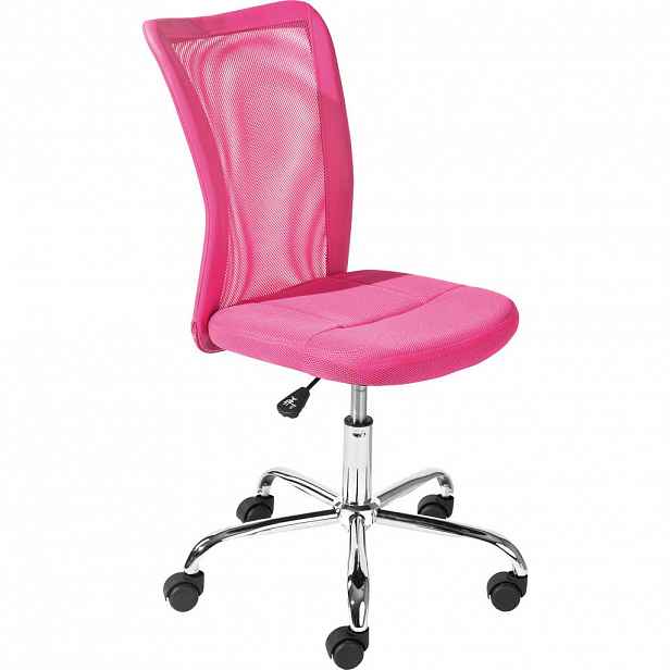 Carryhome OTOČNÁ ŽIDLE PRO MLÁDEŽ, síť, pink