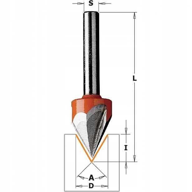 Cmt 958.001.11 Fréza Hm D=12,7 I=11 A=60 S=8