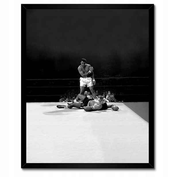 Plakáty v rámu 40x50 Muhammad Ali Boxer Boj