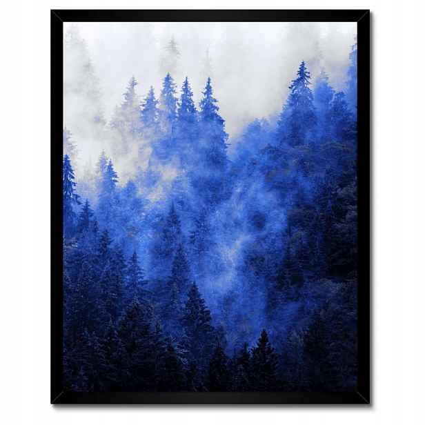 Plakáty v rámu 40x50 Modrá krajina Hory